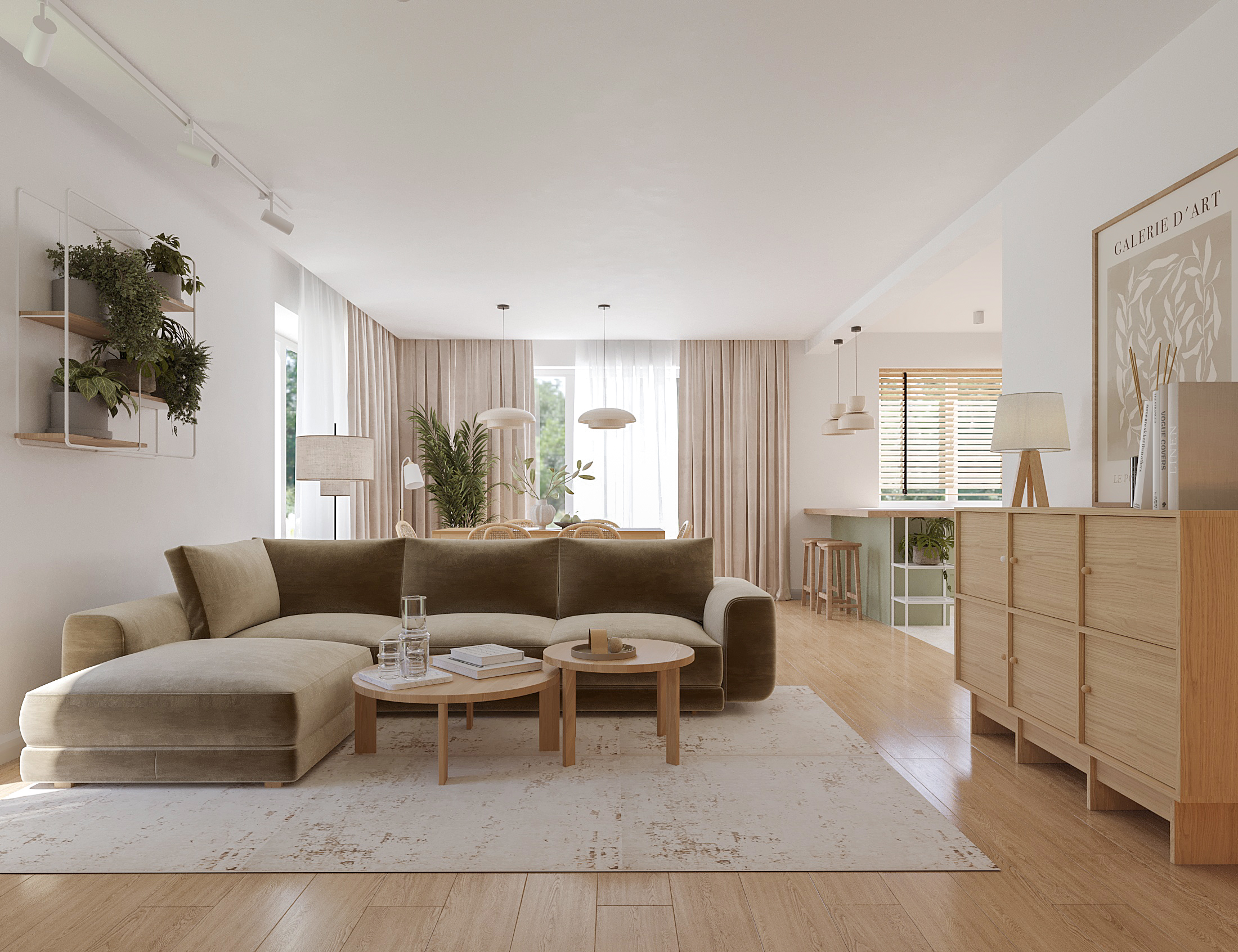 Projekt wnętrza domu